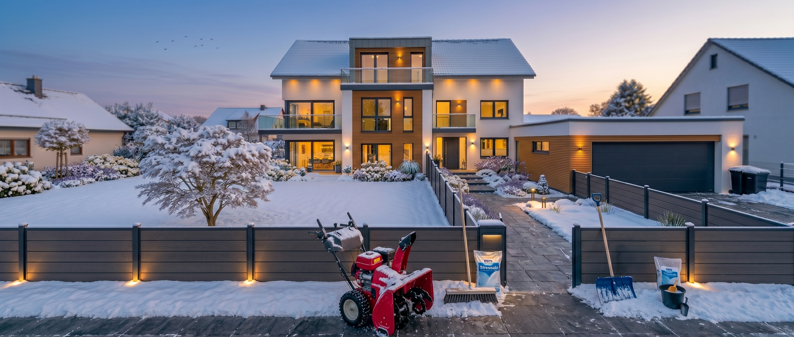 Zuverlässiger Winterdienst durch Sidar Gartenservice GbR